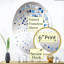 Miroir décoratif cobalt bleu et blanc-96315444
