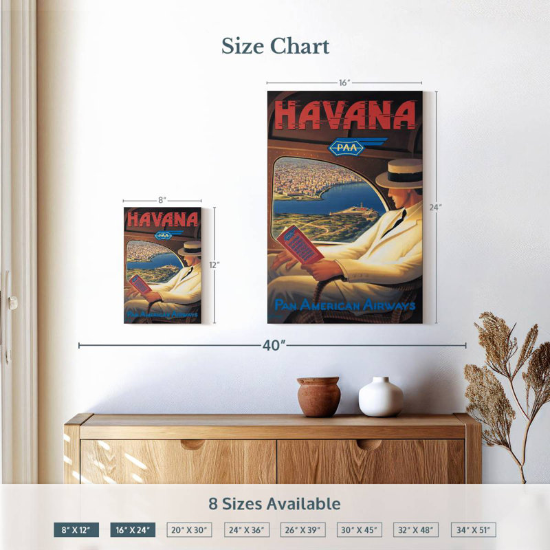 Senne La Havane I, H 12 po x l 8 po