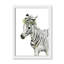 «Savannah Zebra», art encadré-47566037-47566040