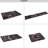 Non-Slip Area Rug Runner 2'6''X10', Washable Low-Pile Non-Shedding For Bedroom, Living Room, Kitchen, Dining Room - Black Burgundy Kitchen +