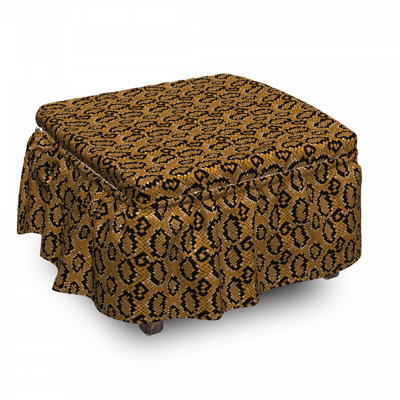 Box Cushion Ottoman Slipcover