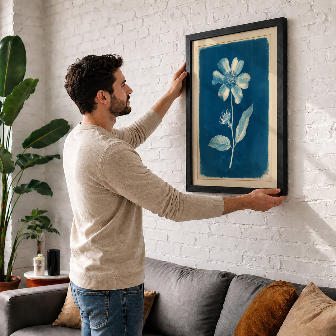 Delicate Bloom Botanical - Framed Print
