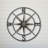 Round Metal Compass Wall Décor Distressed-1233330070-1304470088