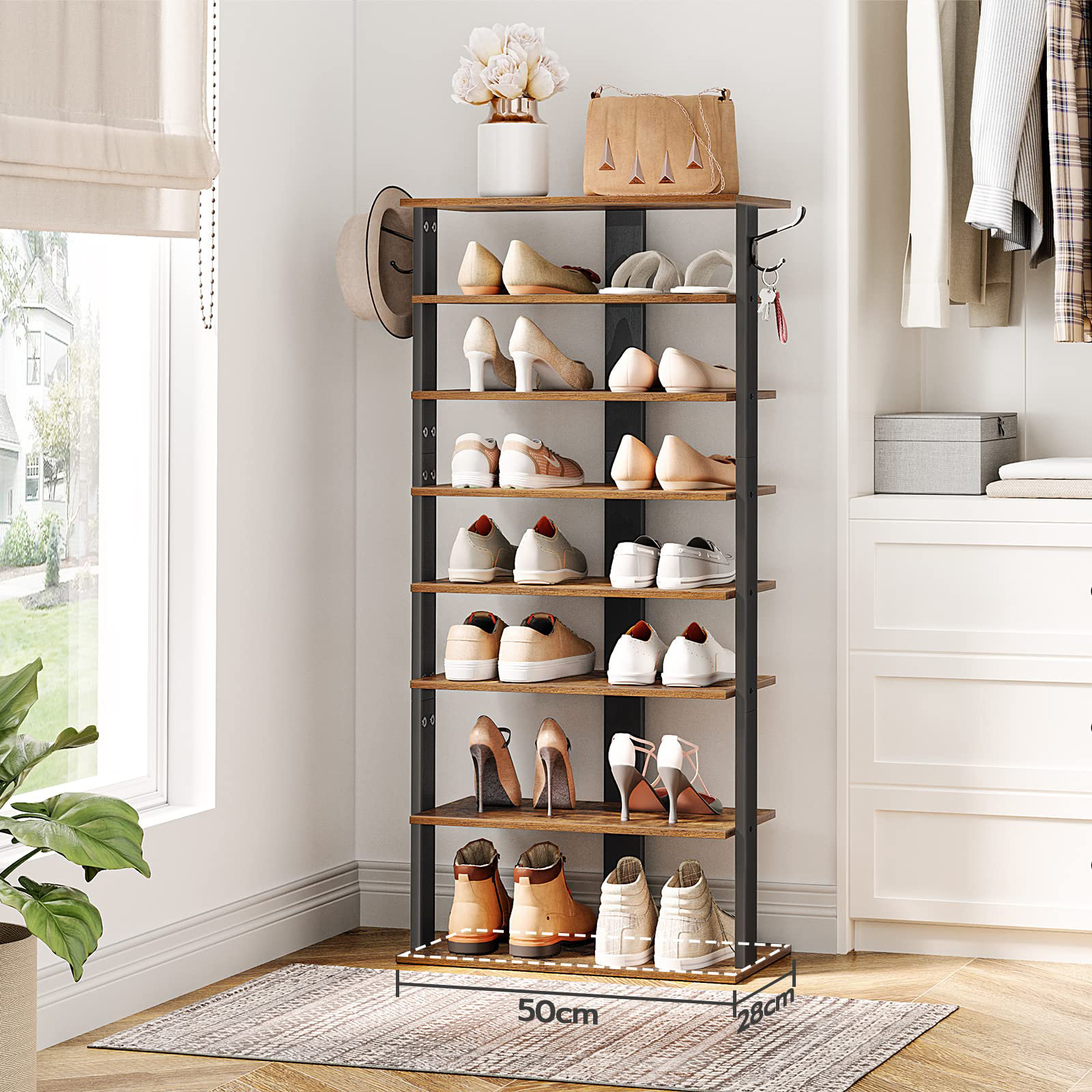 Borough Wharf 16 Pair Shoe Rack | Wayfair.co.uk