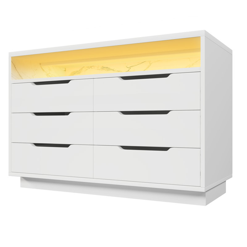 120 cm W Chest of 6 Drawers