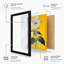 Golden Daisy Botanical - Framed Print-1077710960-1077710961