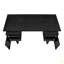 Bureau d'ordinateur, bureau personnel, ordinateur portable, rangement, L 48 po, travail, stratifié, métal, contemporain, moderne