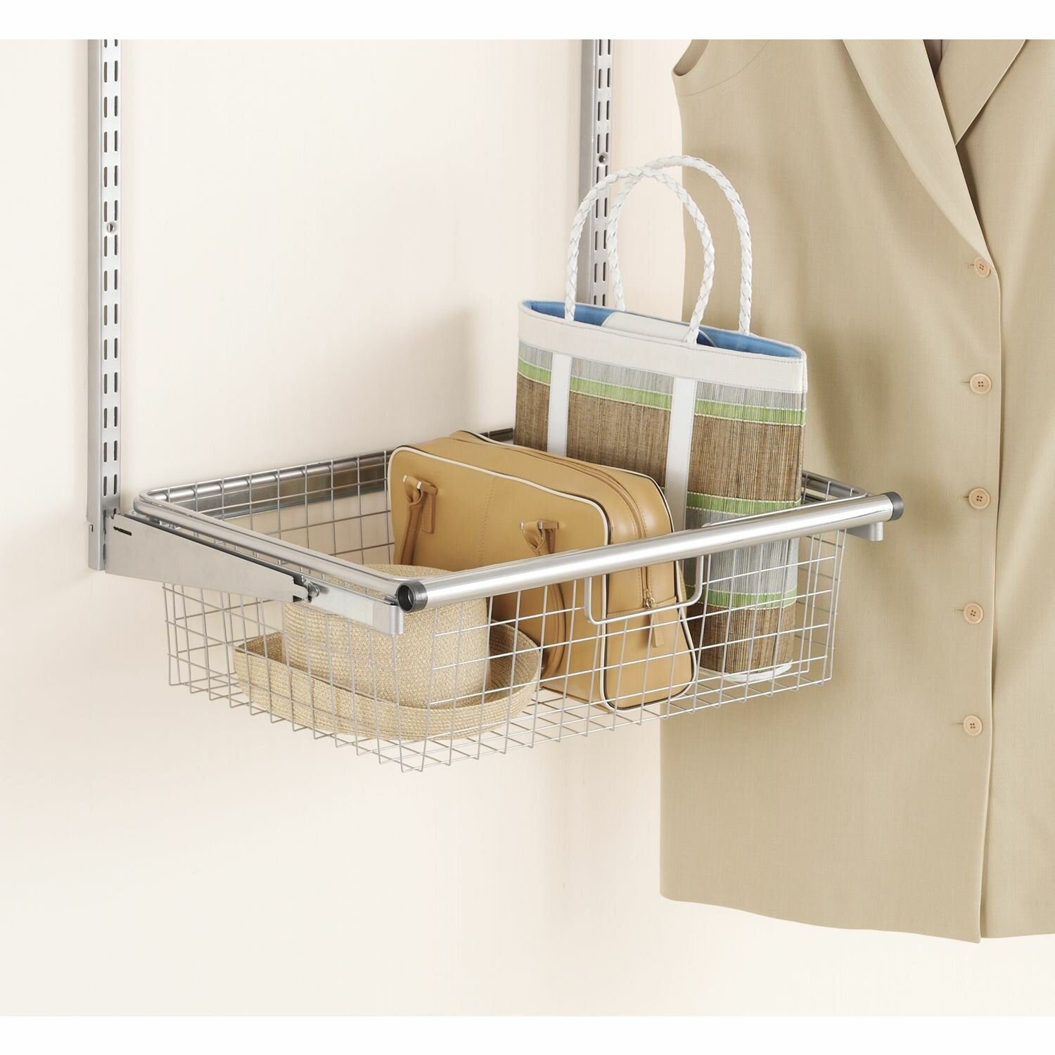 Classic Configurations White Wire Closet Shelf Kit by Rubbermaid