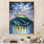 Fantasy City, art mural pour enfants