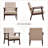Chesterle 25''Wide Classic Soft Tufted Accent Chair With Solid Wood Arms And Legs-111278842