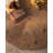 33.86"Modern Retro Splicing Round Coffee Table,Fir Wood Table Top With Gold Cross Legs Base-1999095486-1999095487