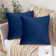My Home Store Velvet Cushion Covers 18 x 18 In Square Throw Pillowcases with Invisible Zipper 45 x 45cm