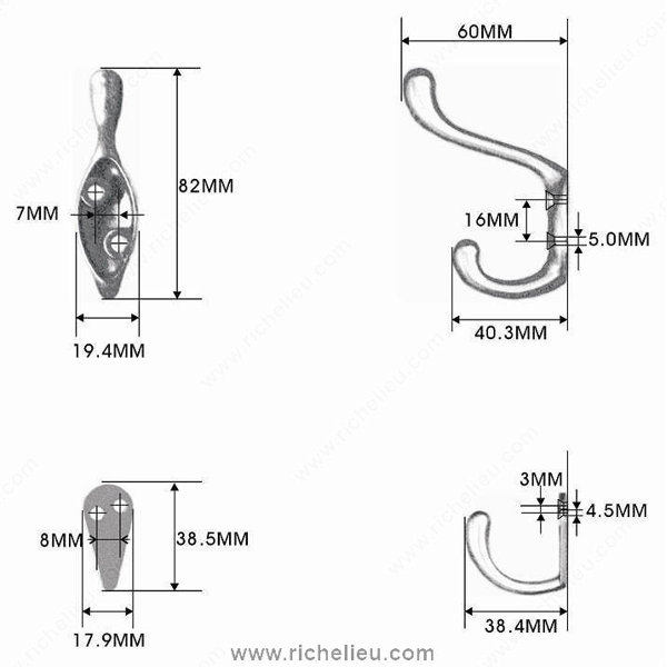 Dimensions du produit