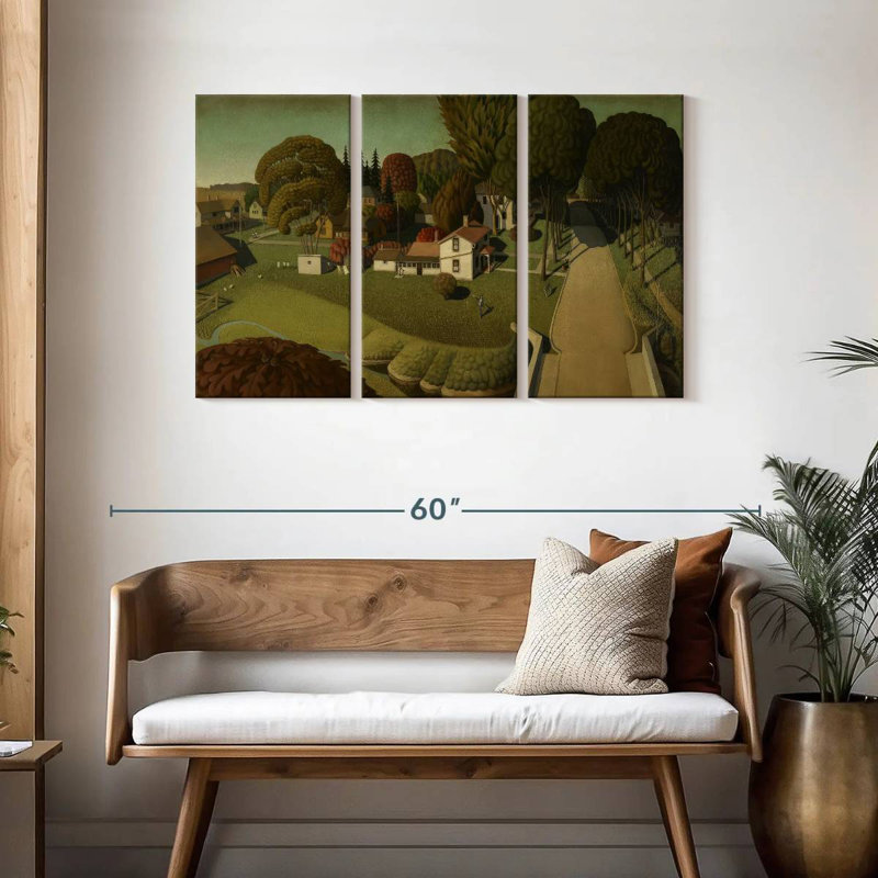 Alvord The Birthplace Of Herbert Hoover, 28" H x 45" W