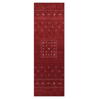 Simi Hand Knotted Cotton/Wool Southwestern Area Rug