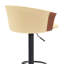 Tabouret de bar réglable en bois noir-48661557