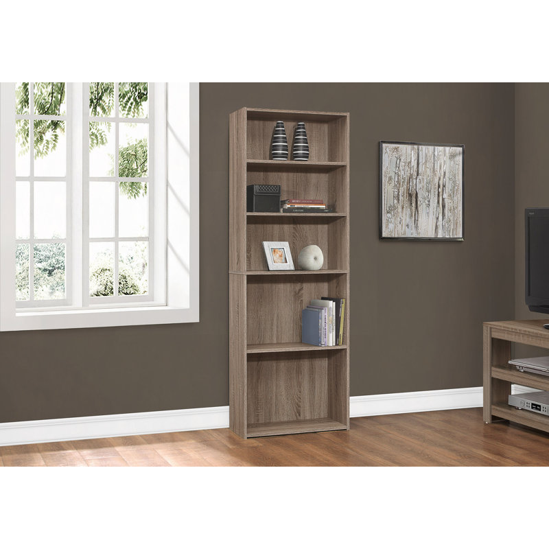 Bibliothèque, bibliothèque, 6 niveaux, H 72 po, bureau, chambre à coucher