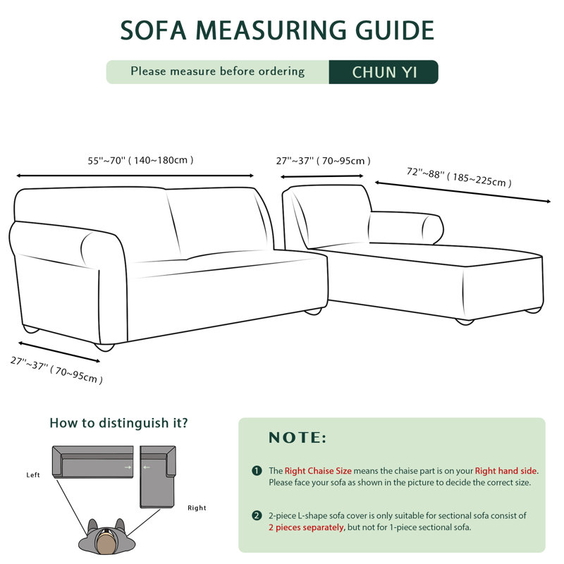 Box Cushion Sofa Slipcover, Chocolate