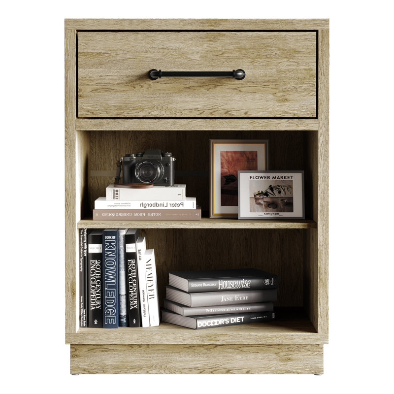 Armoire avec un tiroir en chêne clair, Light Oak