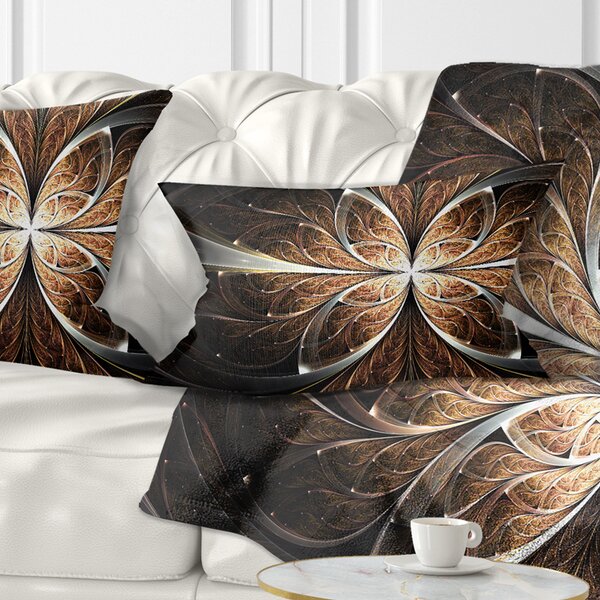 East Urban Home Abstract Reversible Throw Pillow 