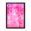Reproduction d'art moderne sur toile rose, art abstrait VII-1202816016-1202816017