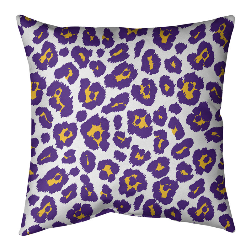 Housse et insert de coussin extérieur d'extérieur, 20 po X 20 po, Blanc / Mauve
