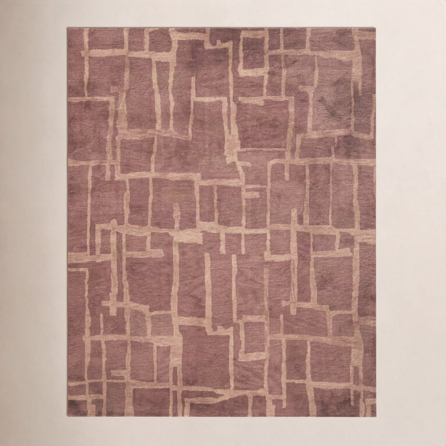 Merritt Hand-Tufted Geometric Wool Rug, Rectangle 3' x 5'