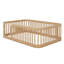 Structure de lit en bois avec clôture-1192746875