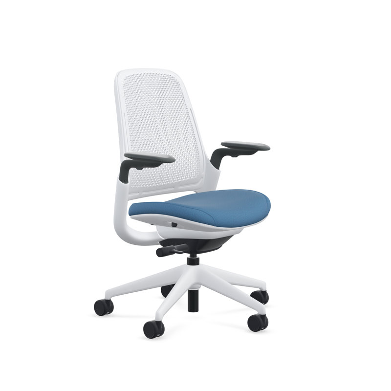Steelcase Series 1 Air, Seagull, Cobalt, Hard Floor
