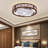 22" Wylie 7- Blade Vintage LED Ceiling Fan with Remote Control and Light Kit Included