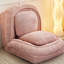 Paresseux rose pour le salon, 5 positions réglables, canapé de lit pour animal de compagnie en éponge élastique, réglages, moelleux et doux