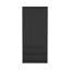 Armoire 2 tiroirs Austin, porte double, tringle-542813815