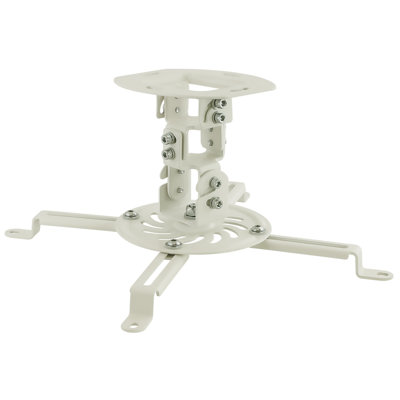 Mount-It! Low Profile Projector Ceiling Mount, 360 Full Motion Rotation with 30 Degree Tilt and Roll