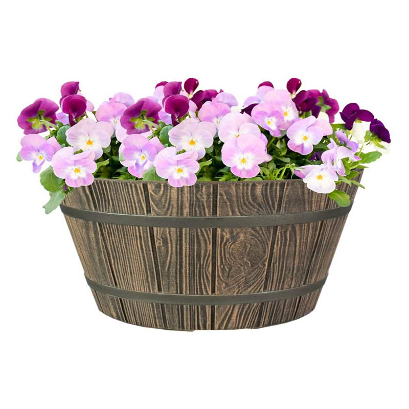 Pot à fleurs en plastique 