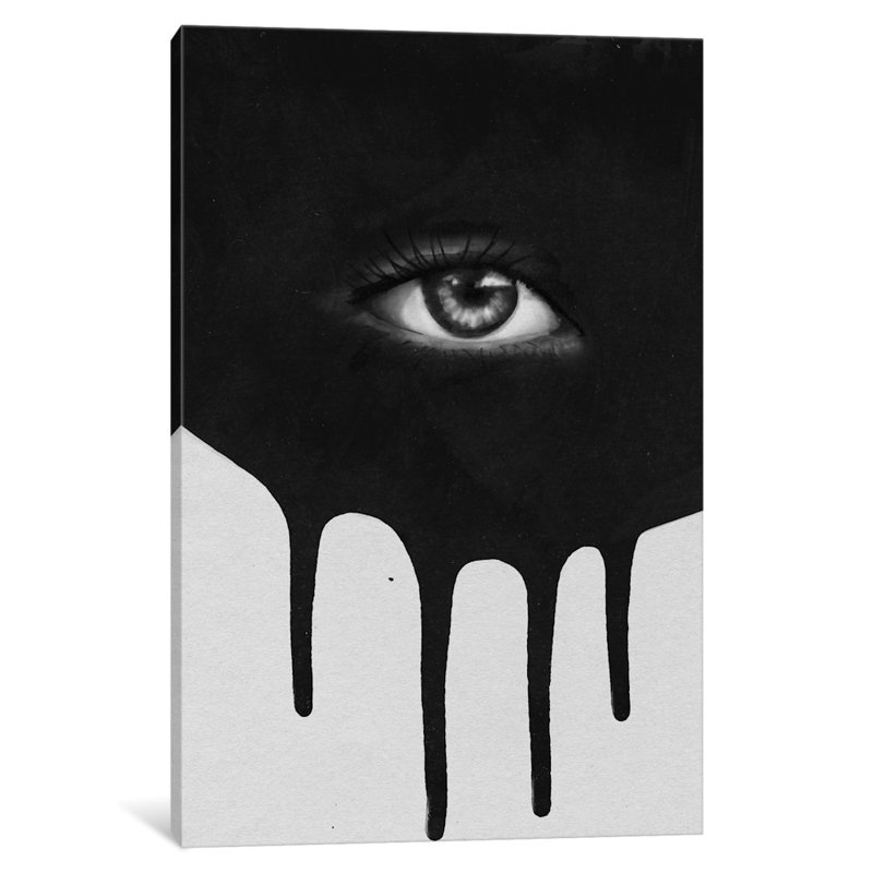 «Eye» par Leemo, impression sur toile, H 26 po x l 18 po x P 1,5 po