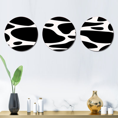 Ensemble de 3 décorations murales modernes
