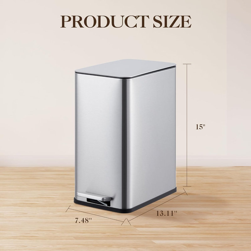 Poubelle de salle de bain 2.64Gal / 10L