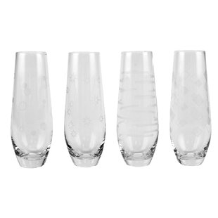 Star Wars Han Leia I Love You 9oz Fluted Glass Set