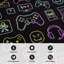 Tapis Gamer Zone Icon, tapis de jeu, noir, envers antidérapant-914072965
