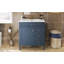 Meuble-lavabo moderne de 30 po avec lavabo supérieur, 2 tiroirs, tiroir basculant et tablette réglable pour un rangement efficace-1130684217