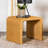 Mehrie Square Woven Rattan End Table Natural-135640401