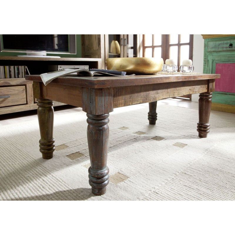 Fable Solid Wood Four Leg Coffee Table