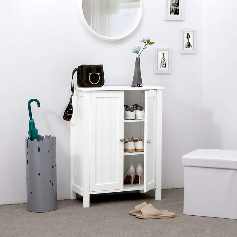 Armoire de rangement à 2 tablettes