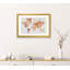 «Wild Garden World Gray» par Laura Marshall - impression d'art graphique-53043579-53043580-53043585