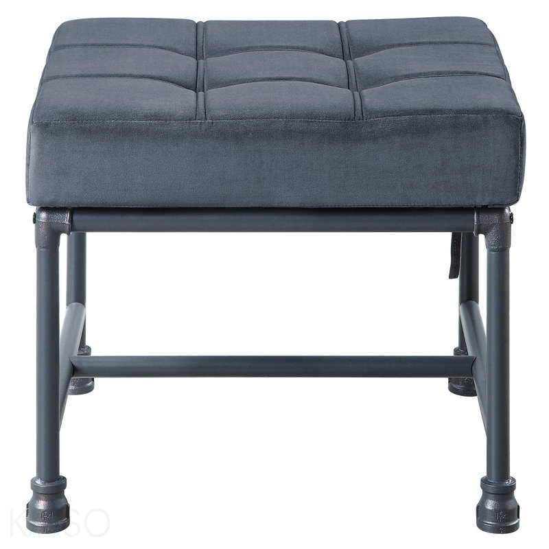 Rectangle Ottoman - Grey/Sandy Grey