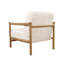 Fauteuil d'appoint rembourré l 27,56 po Friesen avec structure en frêne massif-23242586