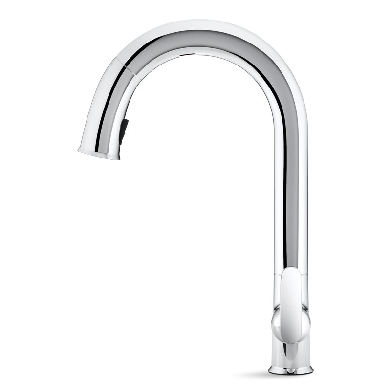 Sensate Pull-Down Touchless Single Handle Kitchen Faucet, Polished Chrome