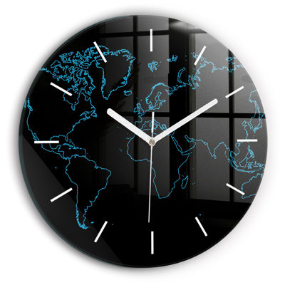 Glass Wall Clock