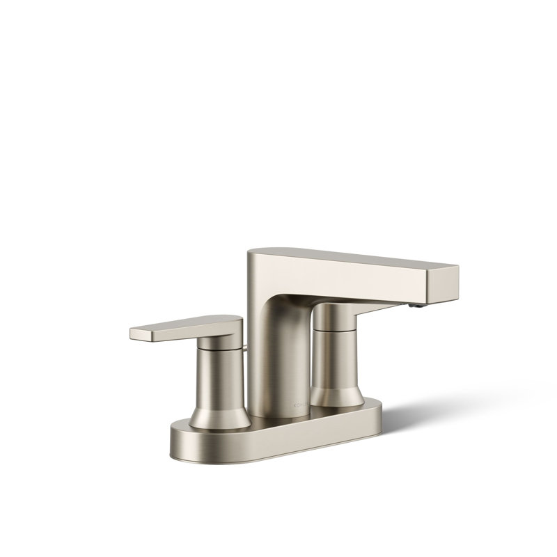 Taut Centerset Bathroom Sink Faucet, Vibrant Brushed Nickel