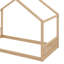 Lit de maison d'inspiration Montessori pour enfants, base de lit à profil bas avec tête et pied de lit-1269703202